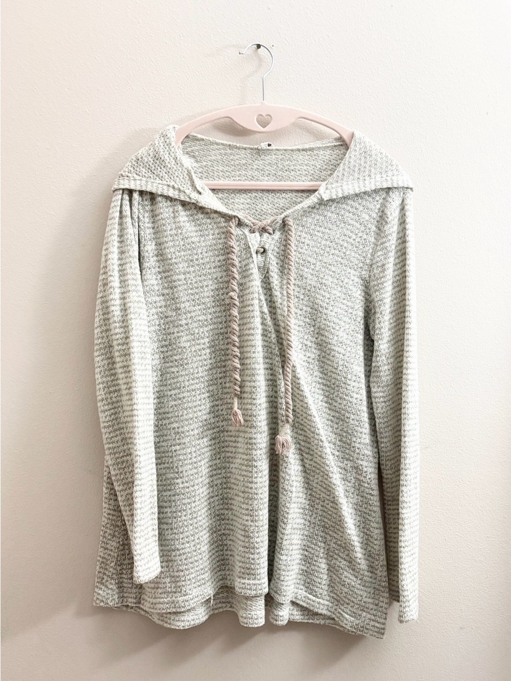 5/$15 🩷 MUST BUNDLE Poof! Cream Knit Top